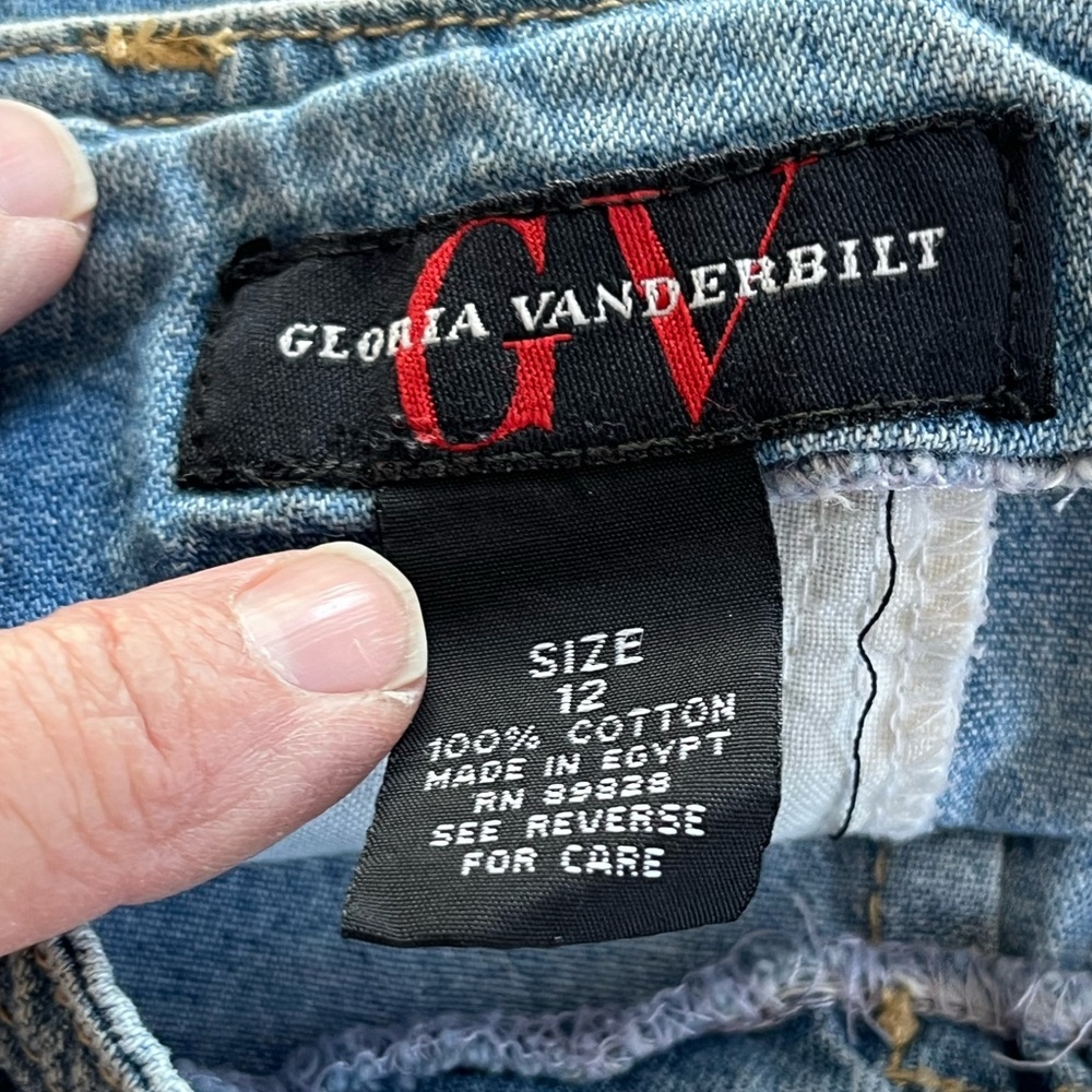 Gloria Vanderbilt Denim Button-Down Long Pencil Skirt - Picture 11 of 13